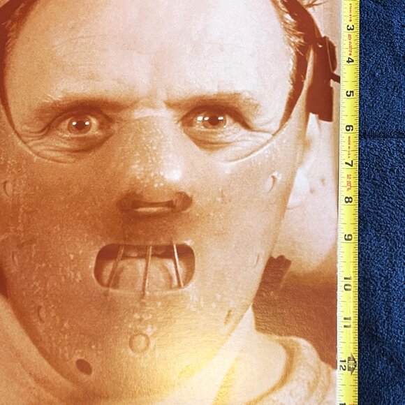 Hannibal Lectner Sepia Photograph 14" x 11" Poster Movie Silence of The Lambs - Picture 2 of 3